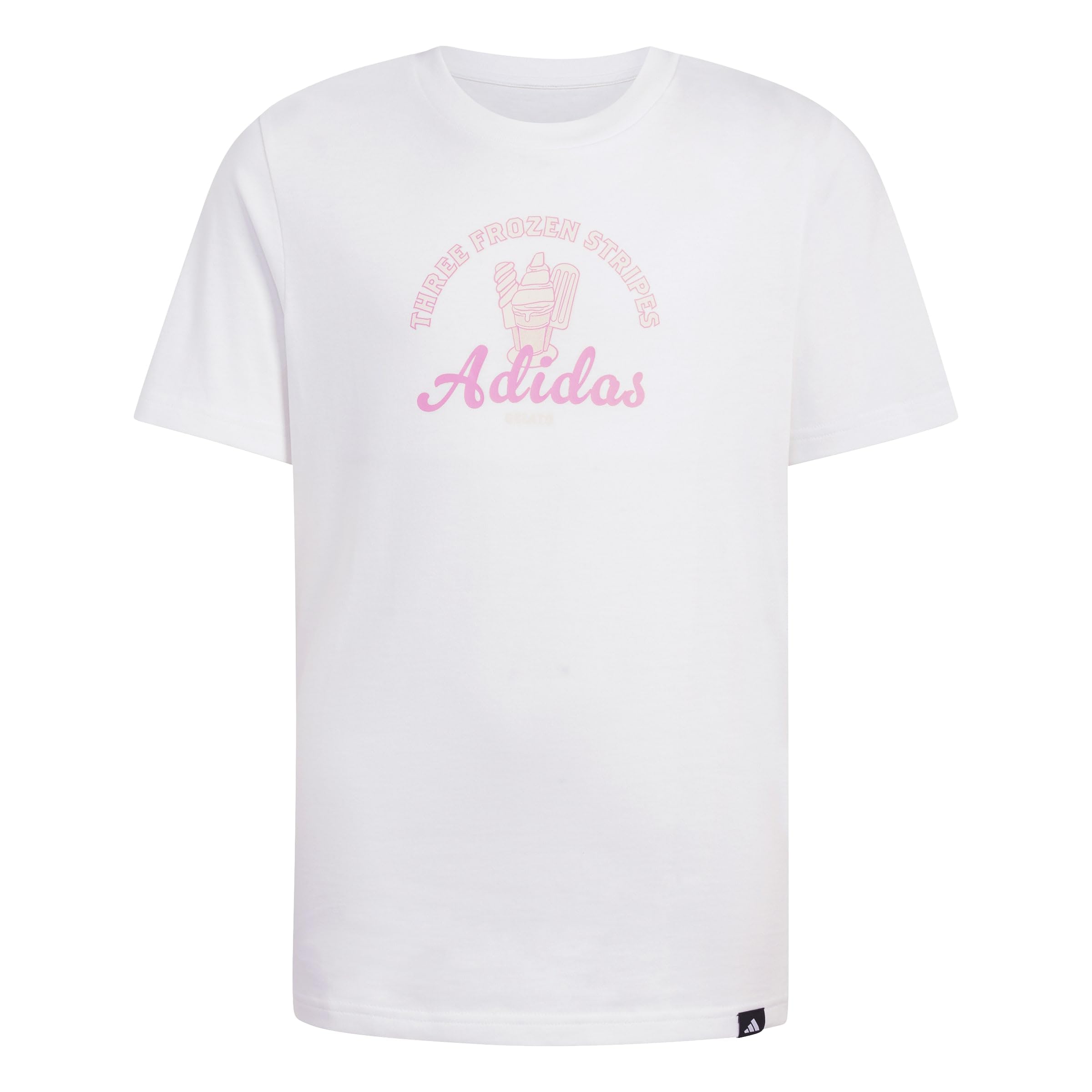 adidas Unisex Kids Food Pack Graphic Junior Shirt, White, 15-16 Years