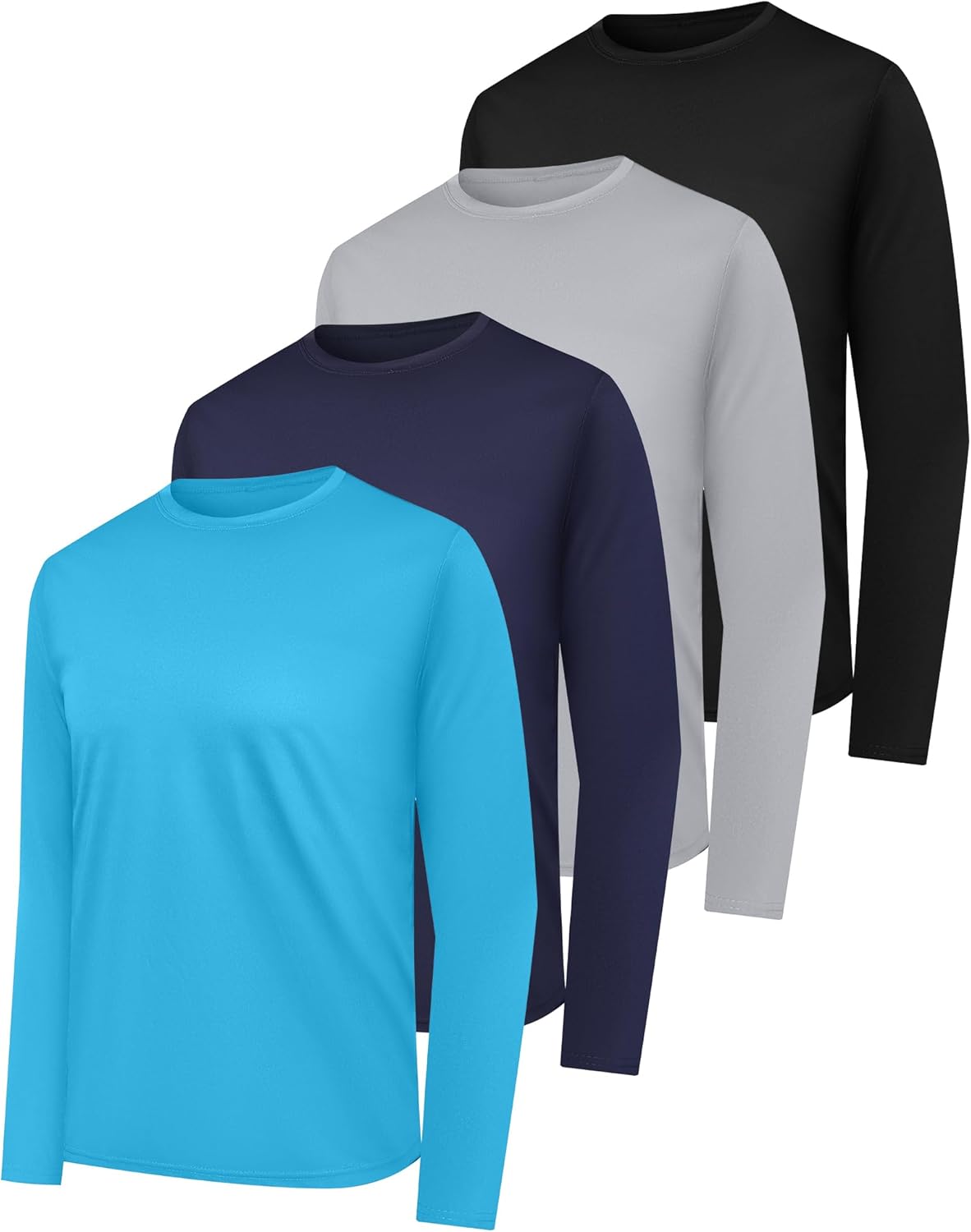 OYGSieg 6 Pack Long Sleeve Shirts For Men Moisture Nigeria - View #4