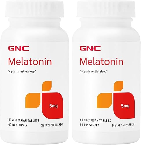 Miniatura 3 de GNC Melatonina 5 mg, apoya el sueño reparador, 60 tabletas