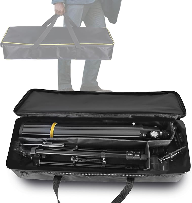SOLOMARK 80mm refraktor teleszkóp 900mm fókusztávolság hordtáskával - 80900 Black