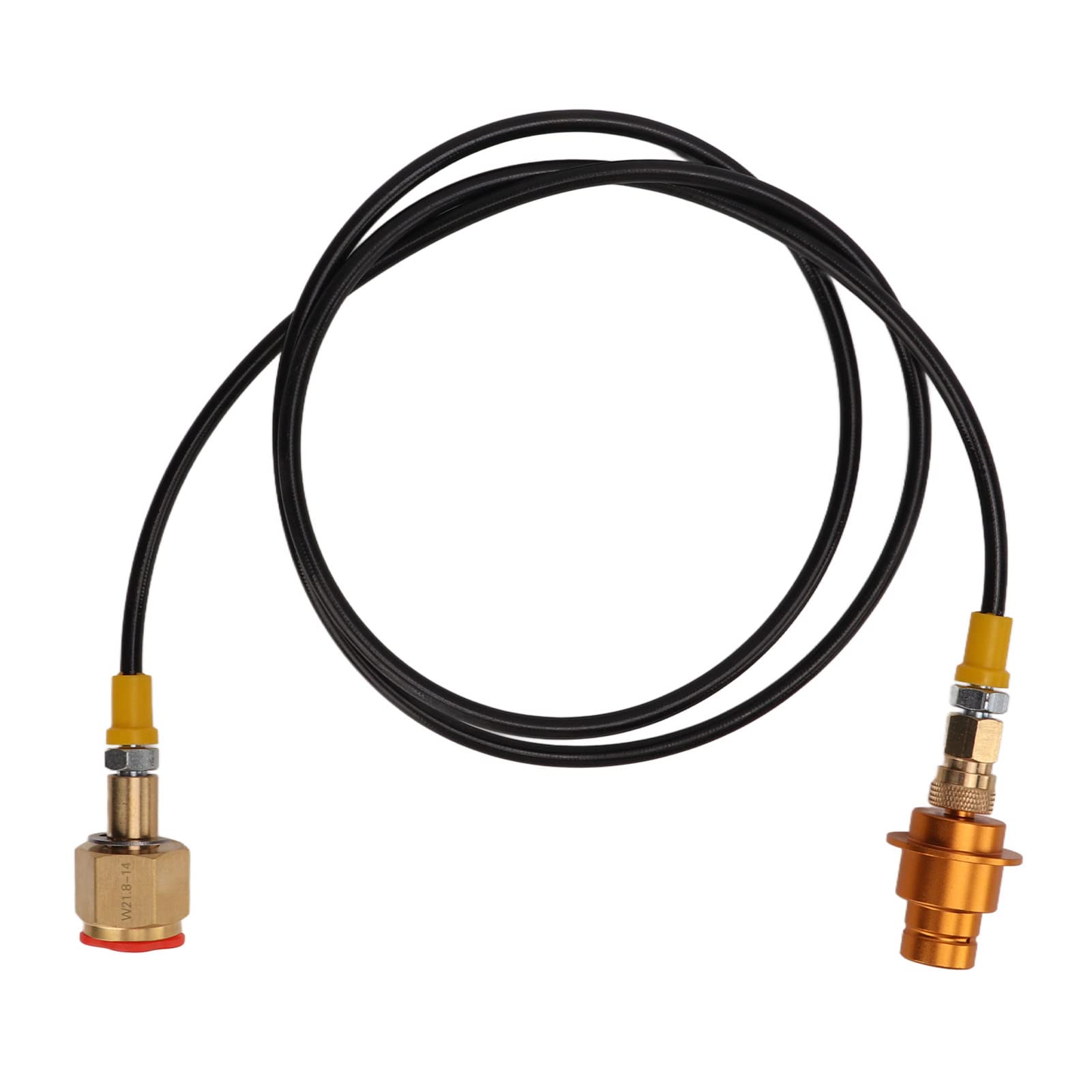 Soda Stream Adapter Hose Kit CO2 Adapter Direct Hose 55 Inch Brass ABS Soda Machine Quick Connection Adapter Hose Water Soda Maker Connector(W21.8 14)
