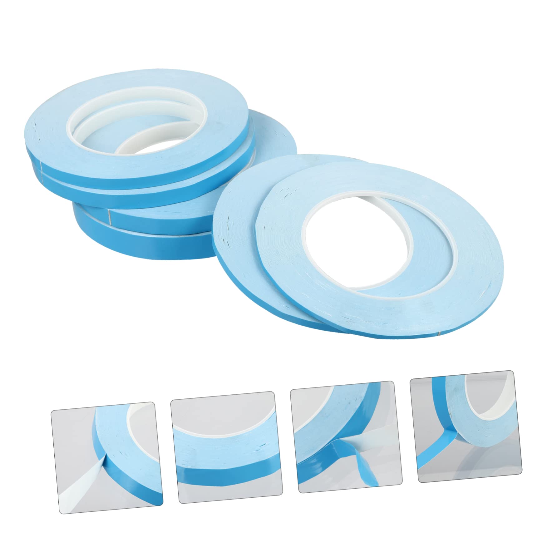 Uonlytech 6rotoli Nastro Adesivo Biadesivo Per Pannelli Luminosi Led Nastro Per Pannelli Materiale Qualità Durevole e