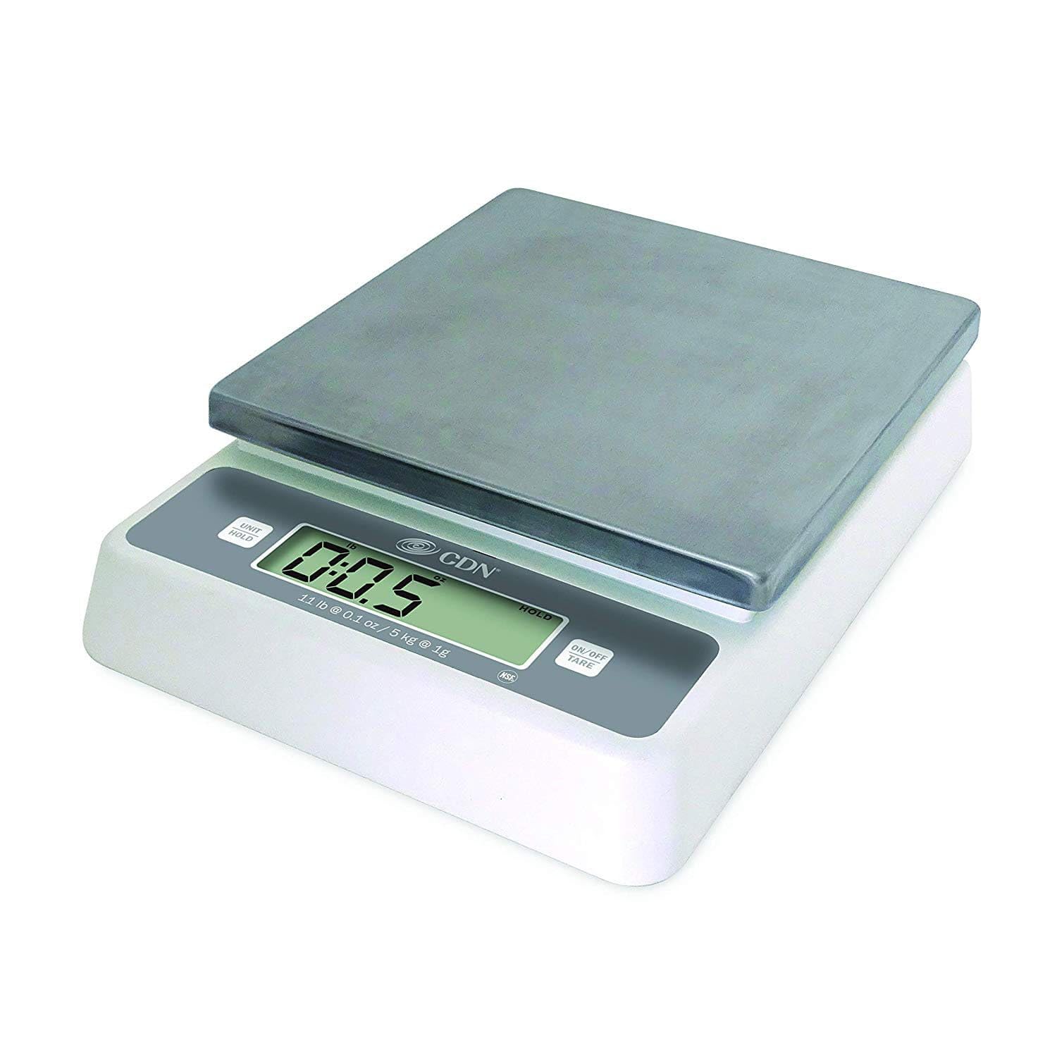 CDN SD1112 Pro Accurate Digital Portion Control Scale - 11 lb, 2.19" Height, 9.72" Width, 7.48" Length