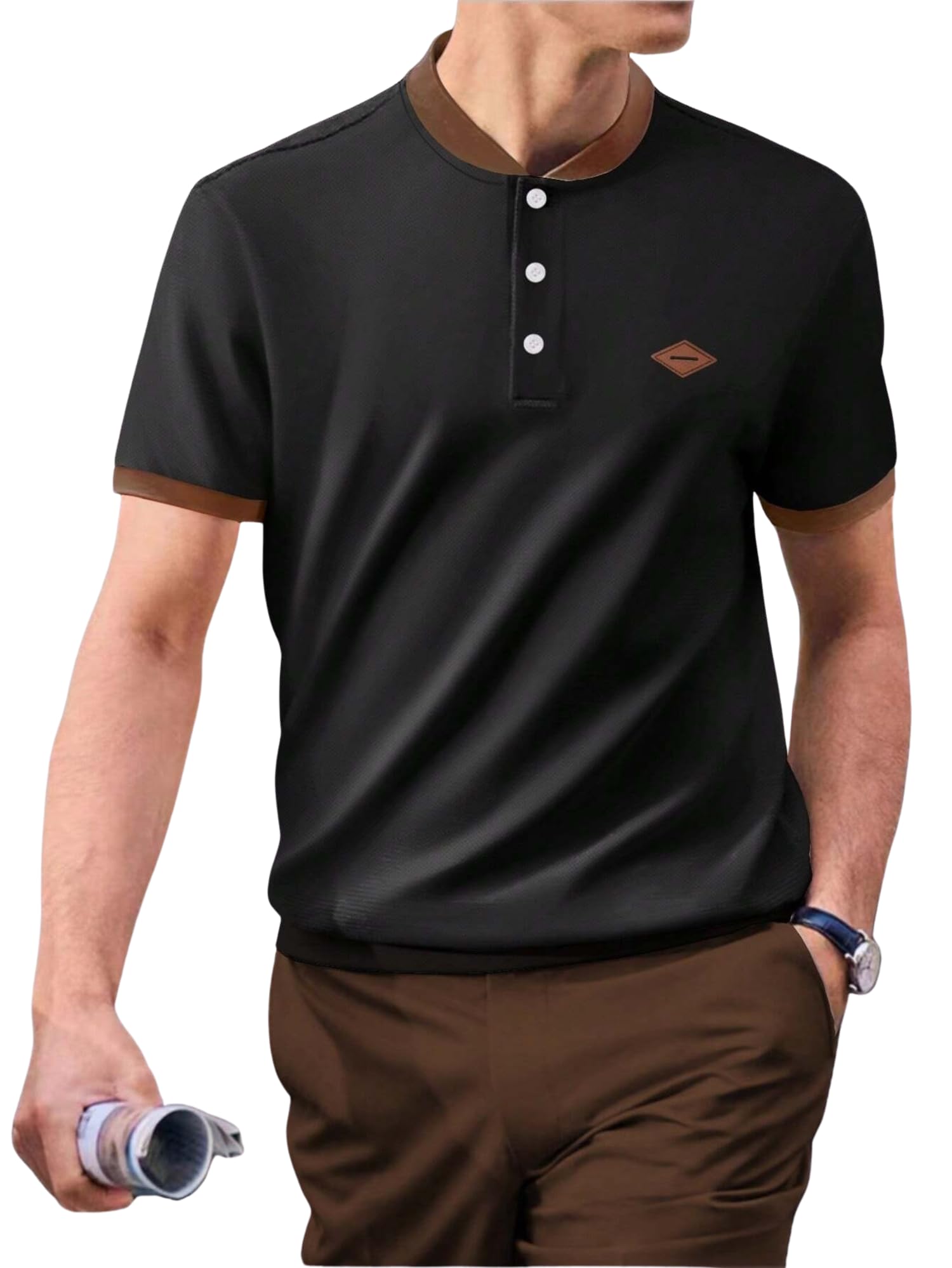 Lymio Polo T Shirt for Men || Men Casual T-Shirt || Available in Combo Packs (Polo-48-50)