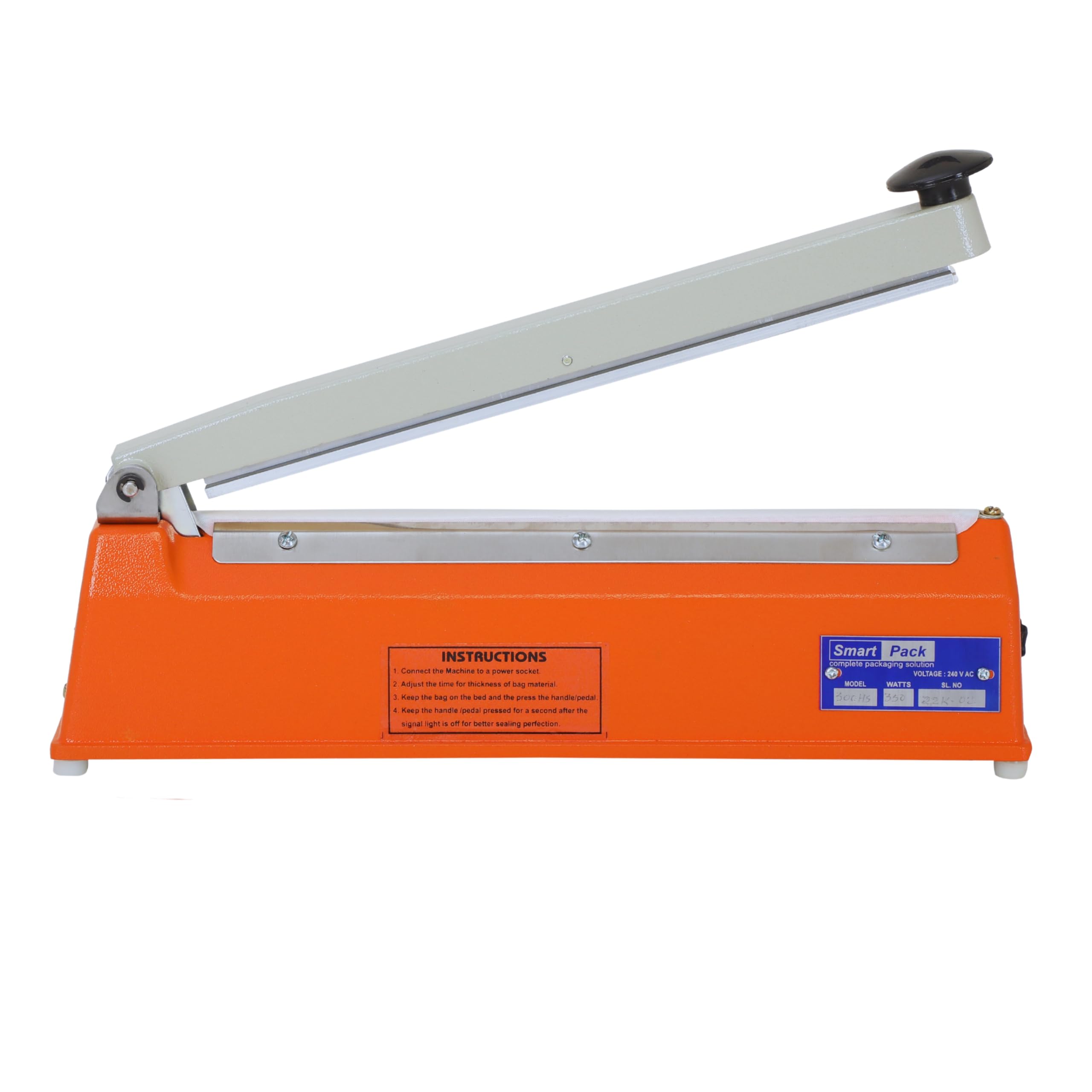 Impulse Type Hand Sealer Machine For Silver, LD, PP, HM And Laminated Pouches Sealing | Pouch Packing Machine | Heat Sealer | Plastic Sealer | Pack of 1 Size 12 INCH-image-30