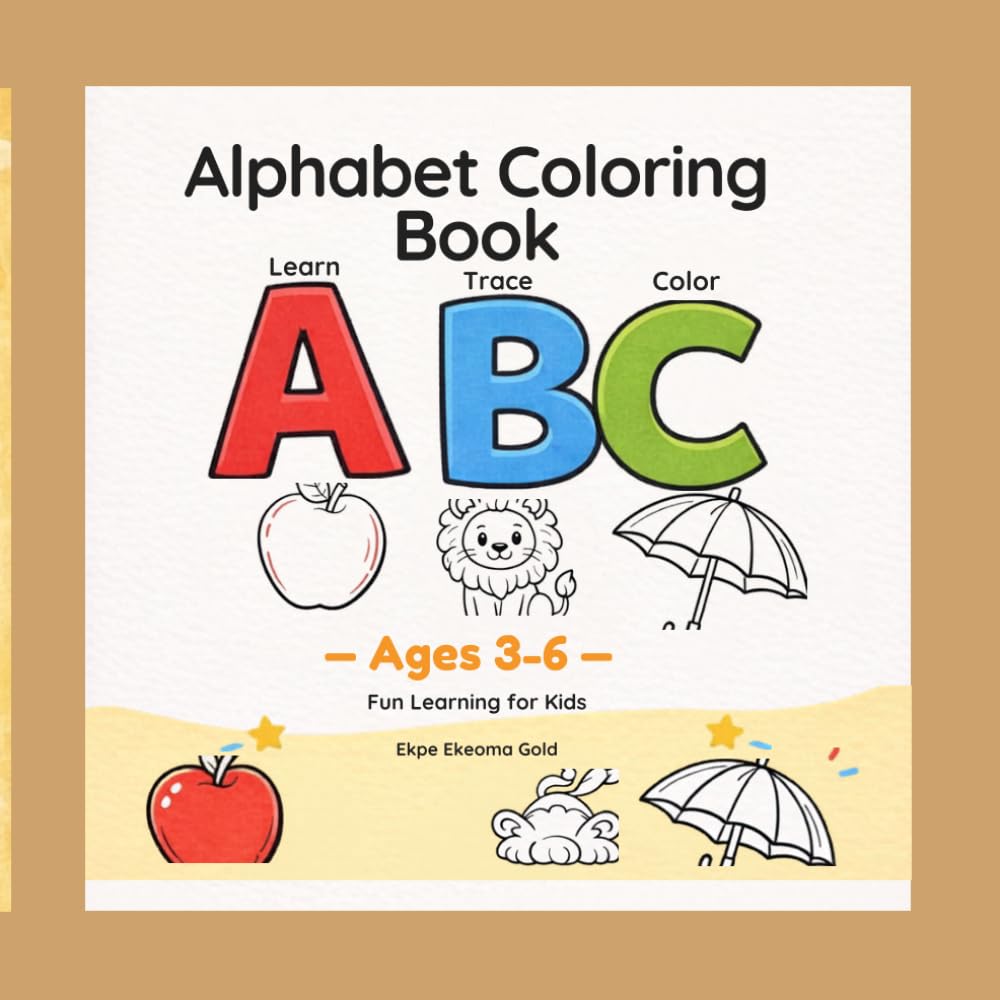 Alphabet Coloring book: Fun ABC Learning and Tracing for Toddlers and preschool Kids