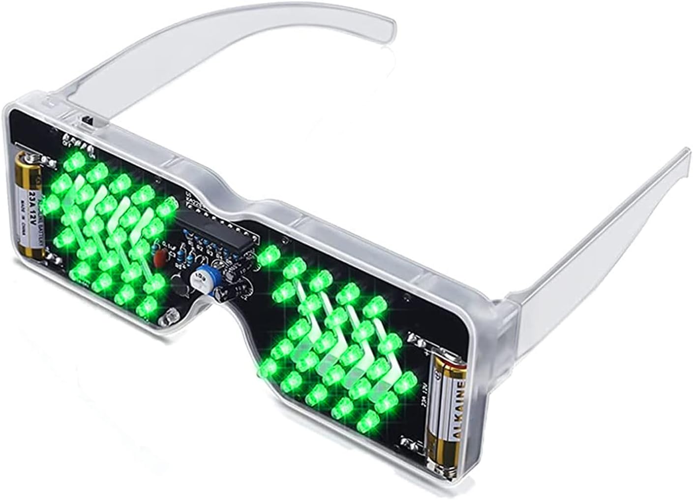 N/P LED Light Glasses DIY Kit Soldering Project, Light Up