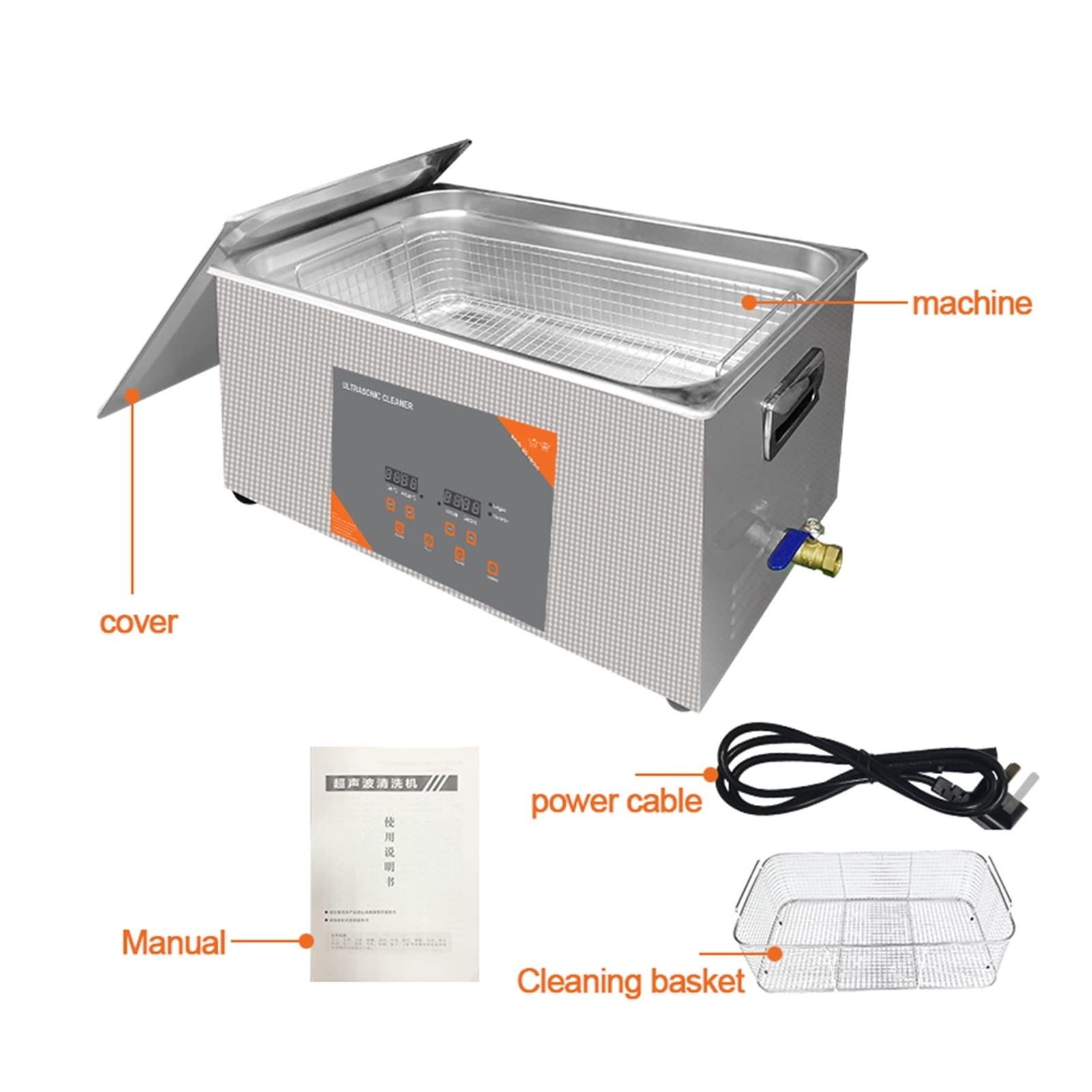 Pulitore Ad Ultrasuoni Con Funzione Degassaggio E Timer Digitale - Foto 5