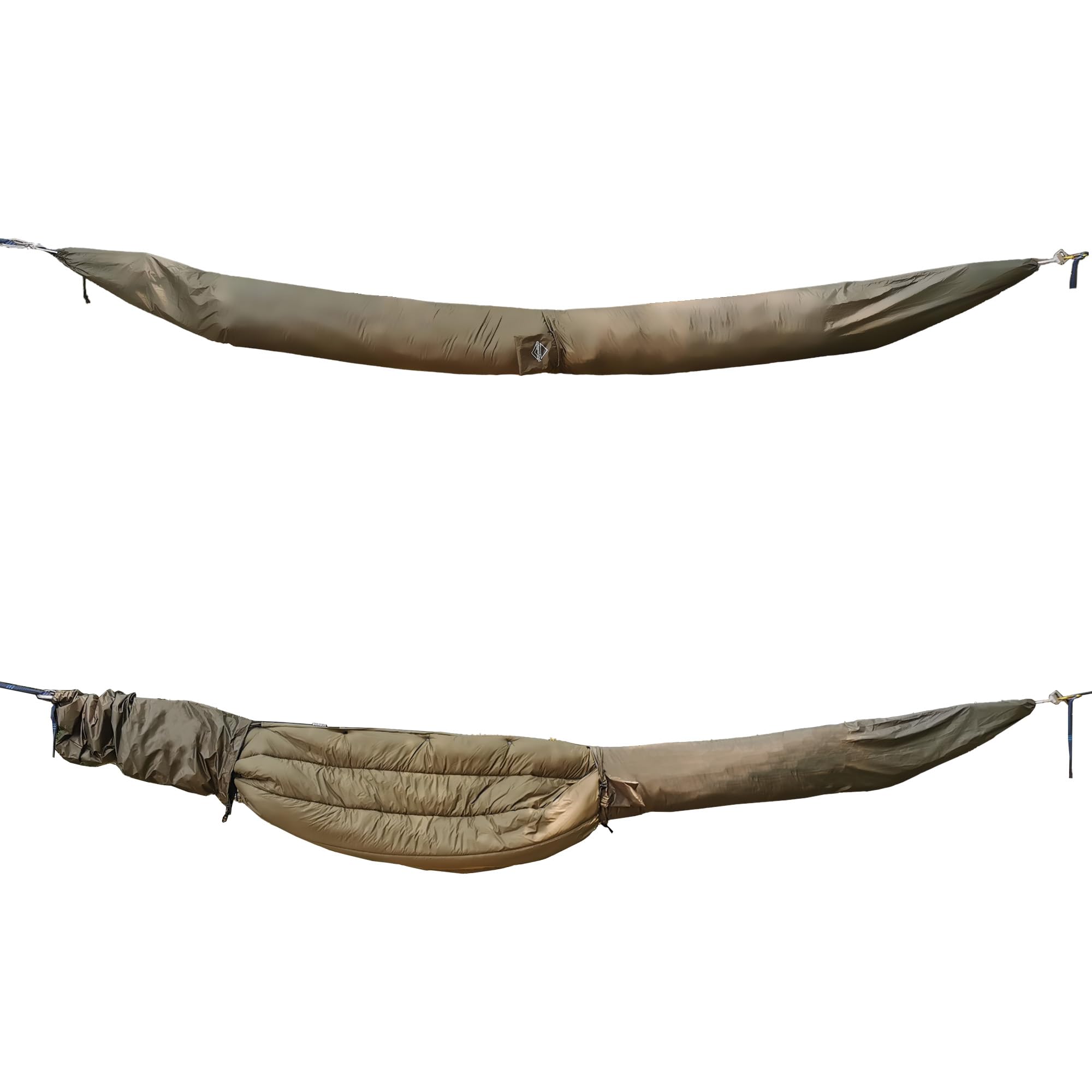 Onewind Hammock Sleeve 12ft, Lightweight and Compact Camping Hammock Storage and Cover 12' Large for Hammock, Underquilt Combo, Topquilt, OD Green