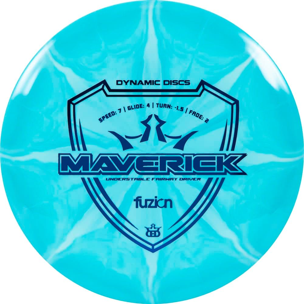 Dynamic Discs Fuzion Burst Maverick Fairway Driver Golf Disc [Colors Will Vary]