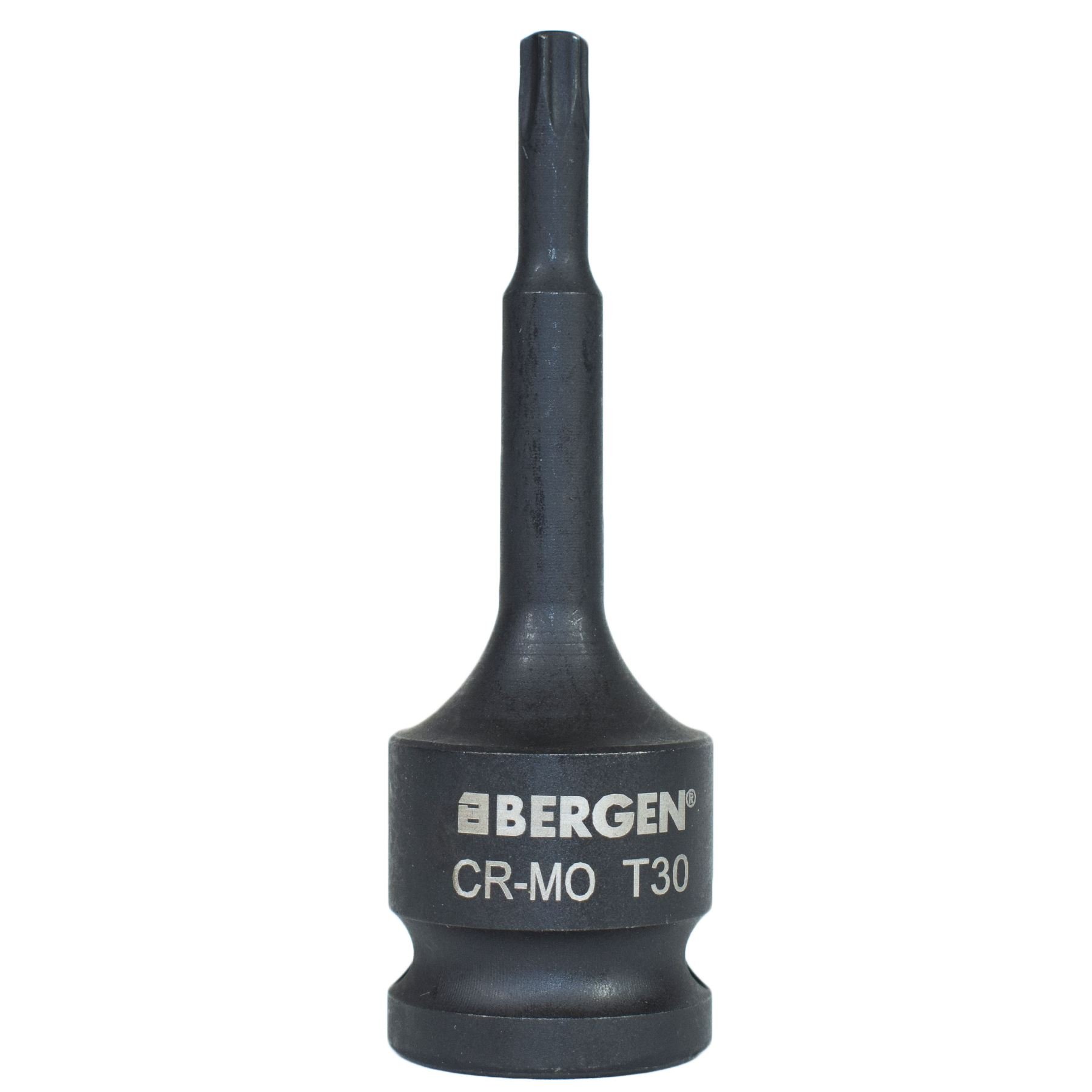 B&Q -  T30 X 78mm 1/2" Drive Extra Long Impact Torx / Star Male Socket Bergen