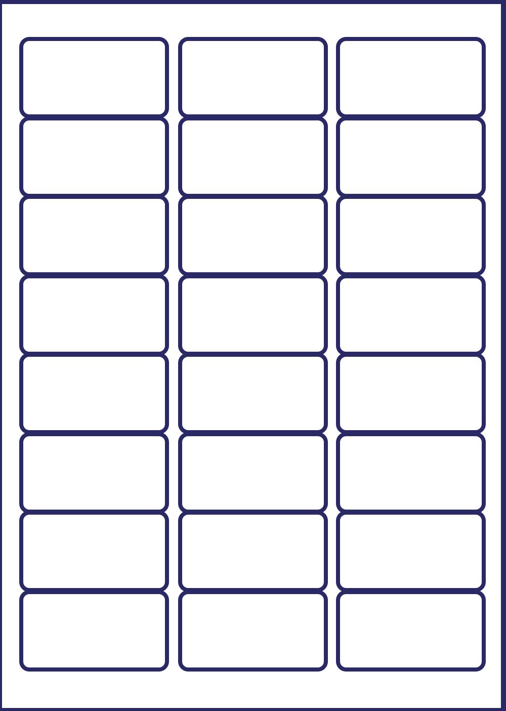 Avery Etichette autoadesive (24 per foglio) – 63,5 x 33,9 mm – Stampa a Getto d'Inchiostro, Bianco, j8159 Imballaggio: 100 fogli 63,5 x 33,9 mm bianco
