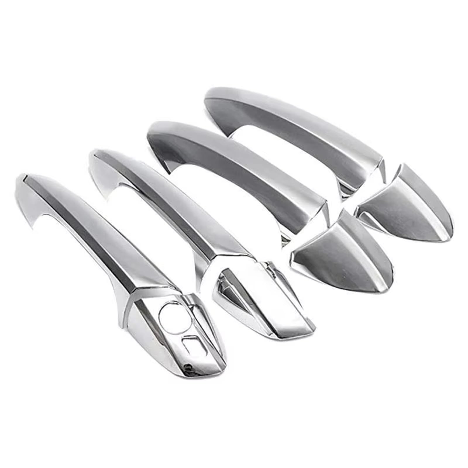 TRGDFDAA Door Handle Trims Covers Compatible with Benz for GLA X156 2013 2014 2015 2016 2017 Car Door Handle Trim Cover Exterior Decoration Shell Accesssories