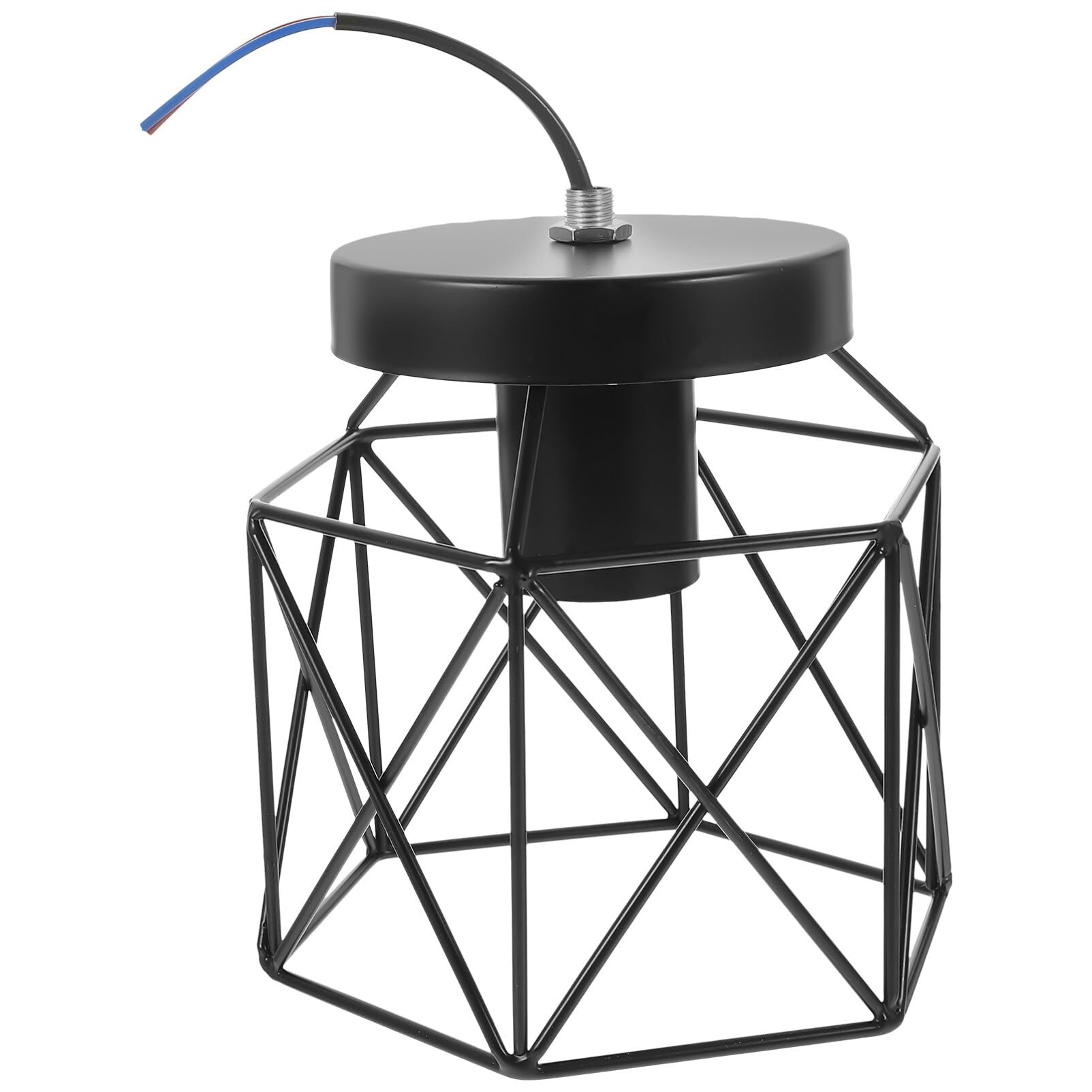 1pc Decorative Ceiling Lamp Simple Industrial Style Light Fixture Iron Material for Hallway and Aisle Lighting Finish Efficient
