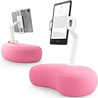 Vista 12 de SAIJI Soporte de almohada Kindle, soporte magnético para iPad compatible con Kindle, tableta, iPad, iPhone, soporte de tableta de 360° para cama
