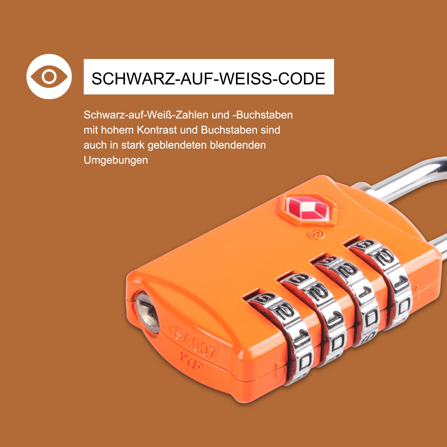 Lot De 2 Cadenas à Code TSA Pour Bagages - Diyife, 4 Chiffres, Câble, Voyage, Neufs