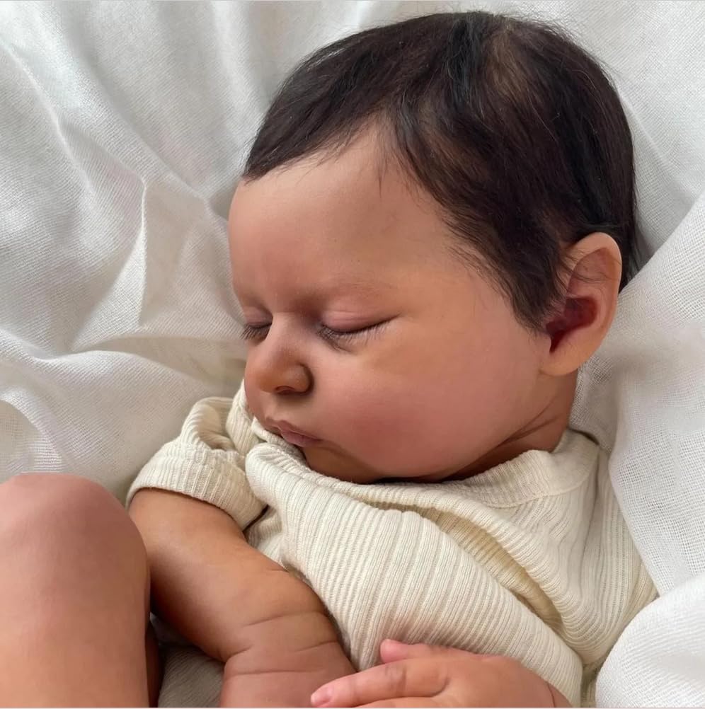 50 cm silikonowe realistyczne lalki Reborn Baby Dolls czarna dziewczyna realistyczna noworodek lalka bobas ciemnobrązowa skóra pełna winyl prawdziwa zabawka dla niemowląt z akcesoriami dla