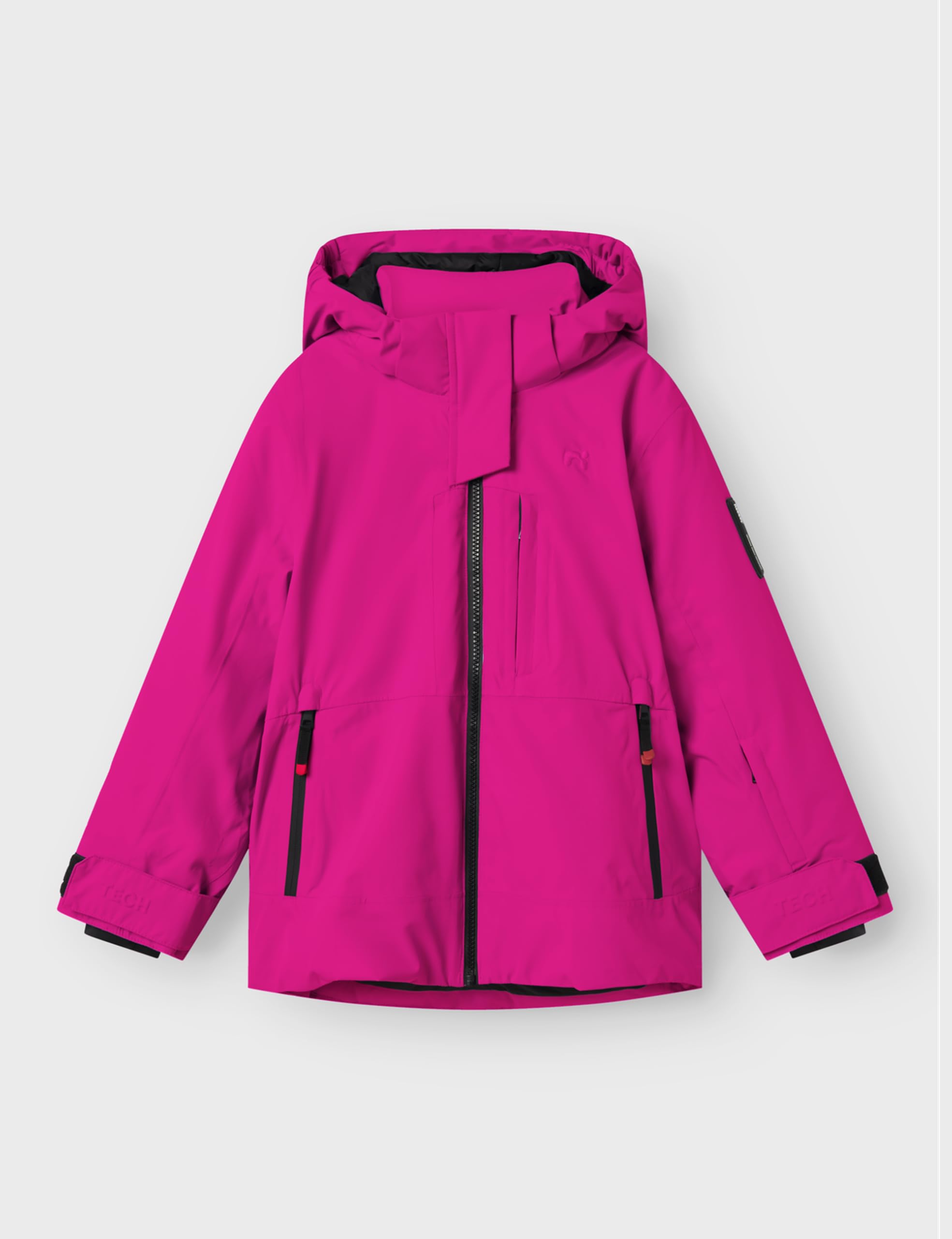 NAME IT Nknslope10 kurtka narciarska Edycja Fo Noos uniseks, ró?owy (Pink Glo), numeric_122