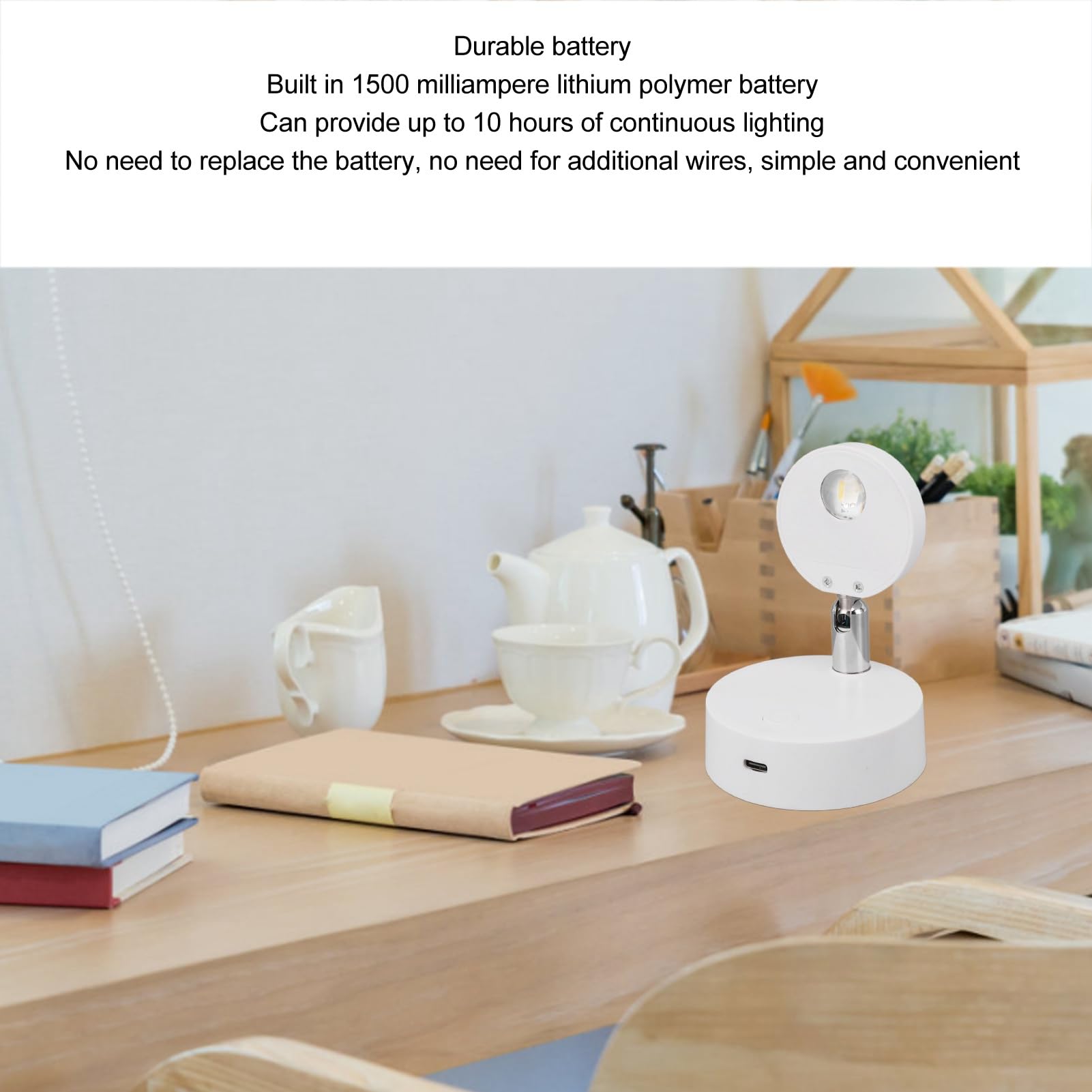 Faretto LED Girevole Per Interni - Mini Luce Per Mobili, Vetrine, Esposizioni, Alimentazione USB