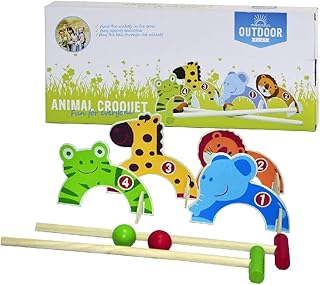 OUTDOOR Play Croquet Set (Multi-Colour)