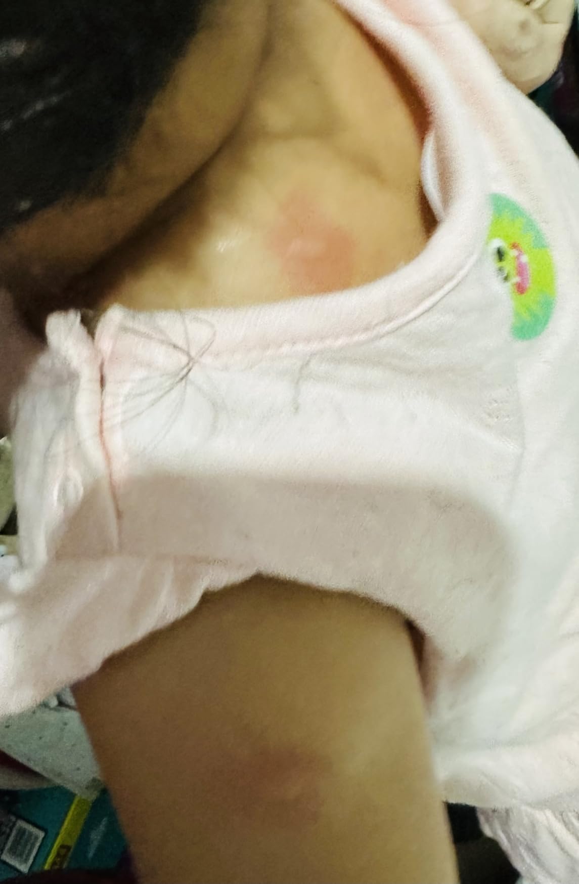 Kid wearing Kidoo Patch on shirt and shorts — verified customer photo