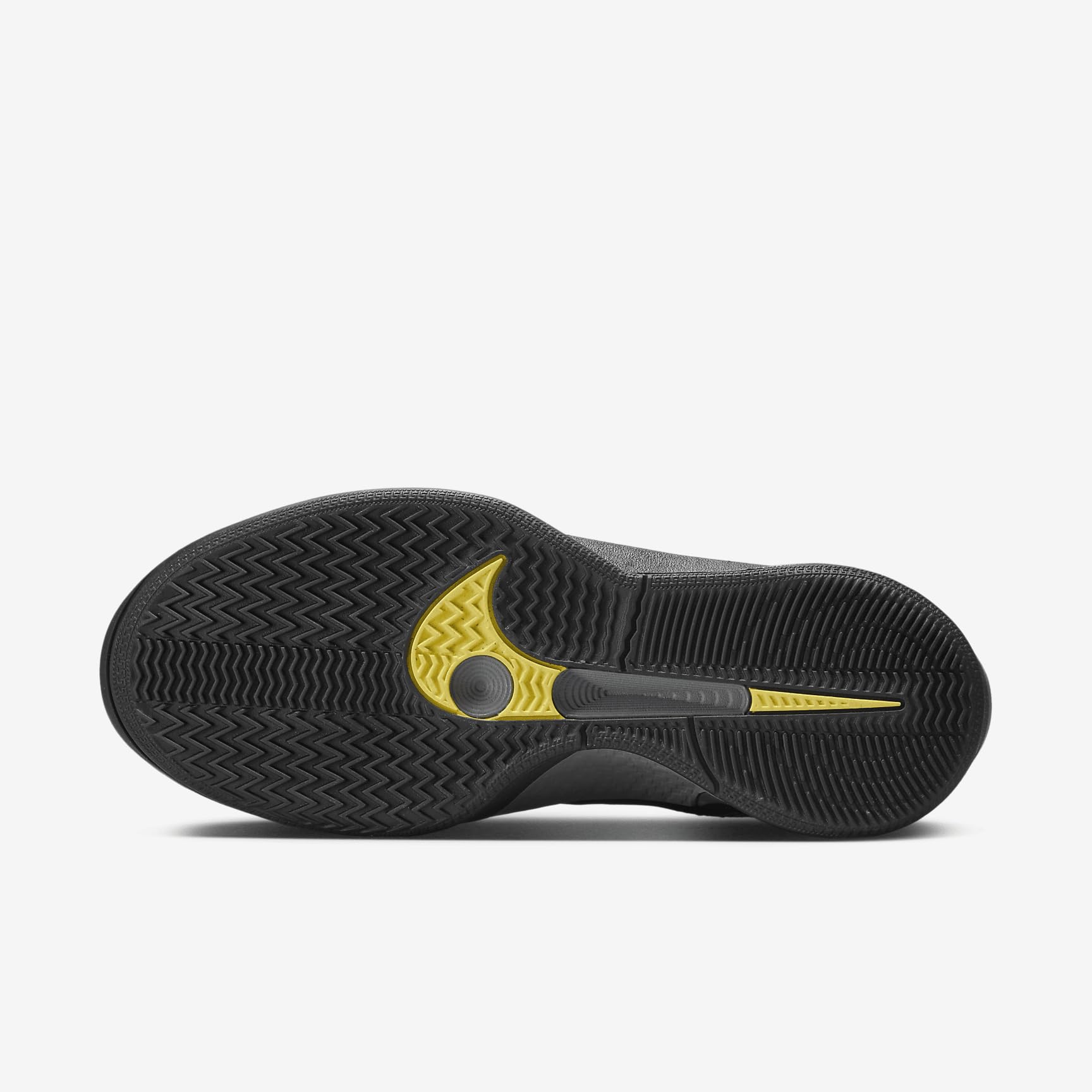 Nike Sabrina 2 Basketballschuhe (FQ2174-001, Black/Smoke Grey/Opti Yellow/Metallic Silver)