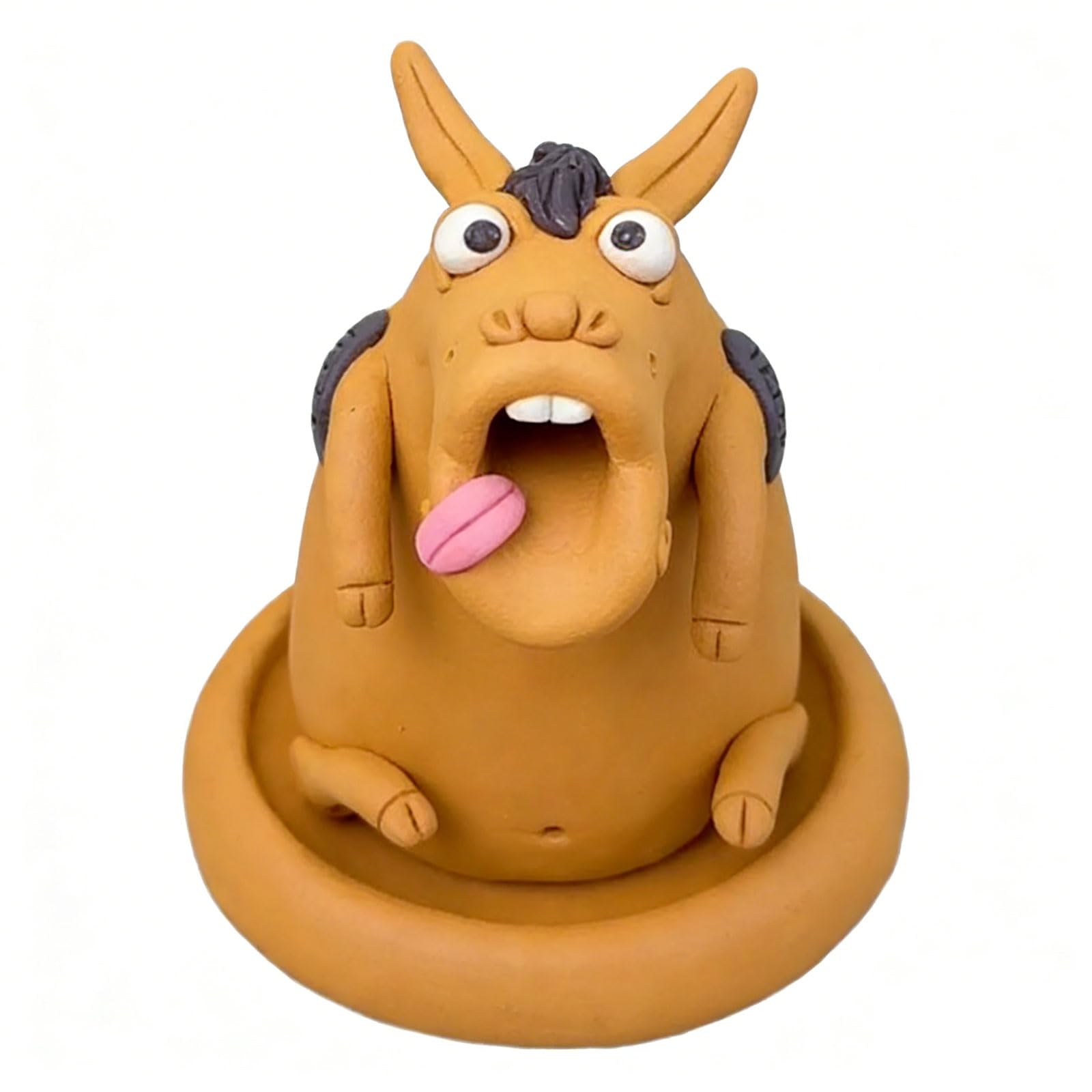 Osniyaw D Funny Resin Bathroom Sculpture Fragrance Iffuser Incense Burner Ecorative Ornament For Living Room Office Esk Ecoration Creative Resin Sculpture