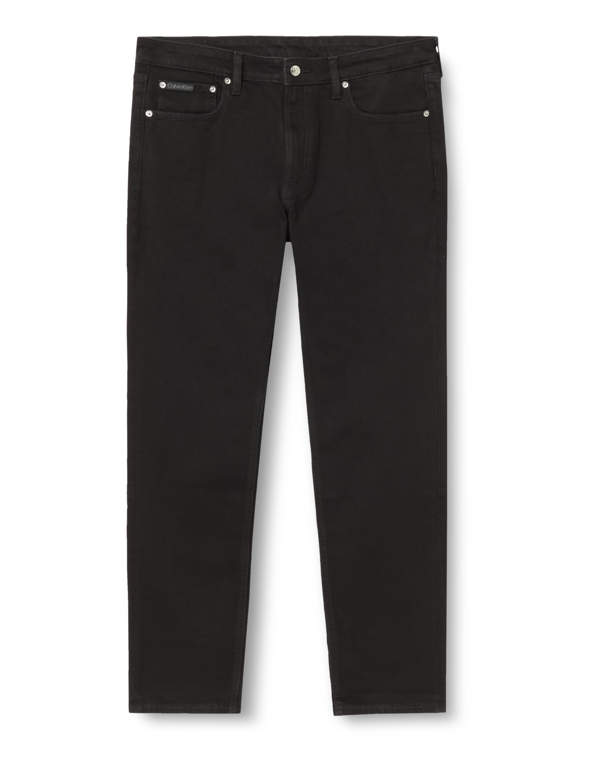 Calvin Klein Men's Slim Ck Classic Black Jean LV04RF925G Jeans, Black, 42W / 32L