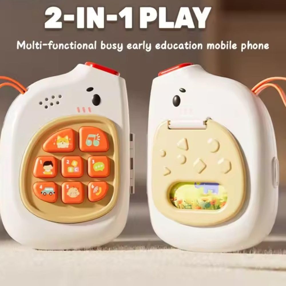 BLiSS HUES Busy Cube for Kids Montessori Toy Sensory Busy Board Travel Toy for Toddlers (Phone Busy Cube) - Image 2 thumbnail