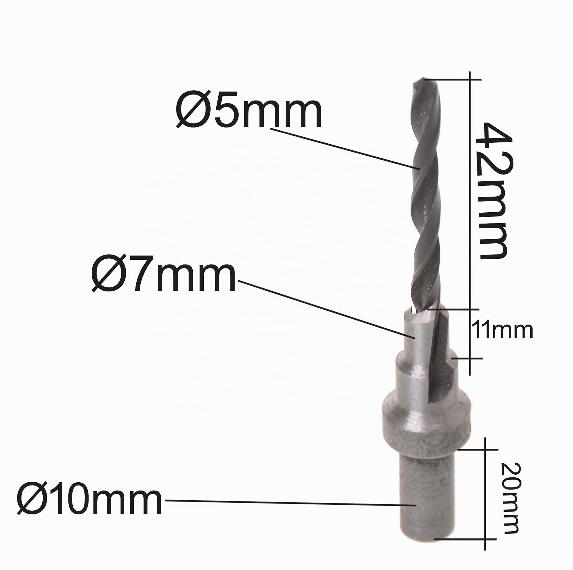 Forets 5 mm pour vis de raccordement de meubles