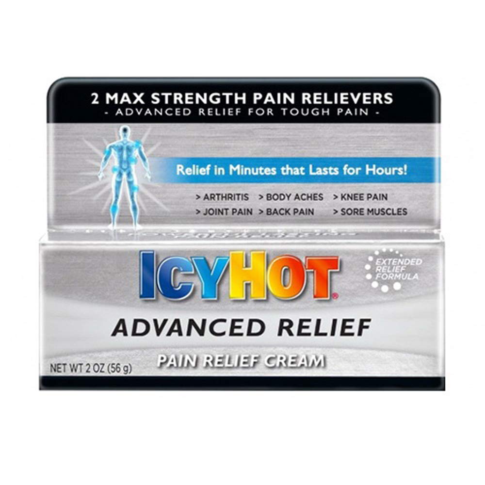 Icy HotAdvanced Relief Pain Cream, 2 oz (Pack of 1)
