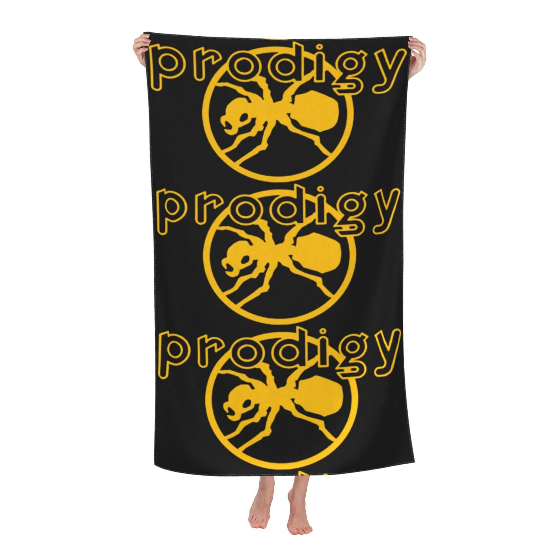 GEPANY The Ant Music Band-Prodigys-bathtowel Bath Towel Microfiber Beach Towels for Man Woman Ideal for Pools and the Beach