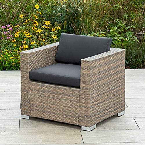 MERXX Lounge-Sessel BELLANTE - Garten, Sessel, Stuhl, Höhenverstellbar, Legierter Stahl (frame), Polyester (seat), Einfarbig, Erwachsener, Sonnenbaden