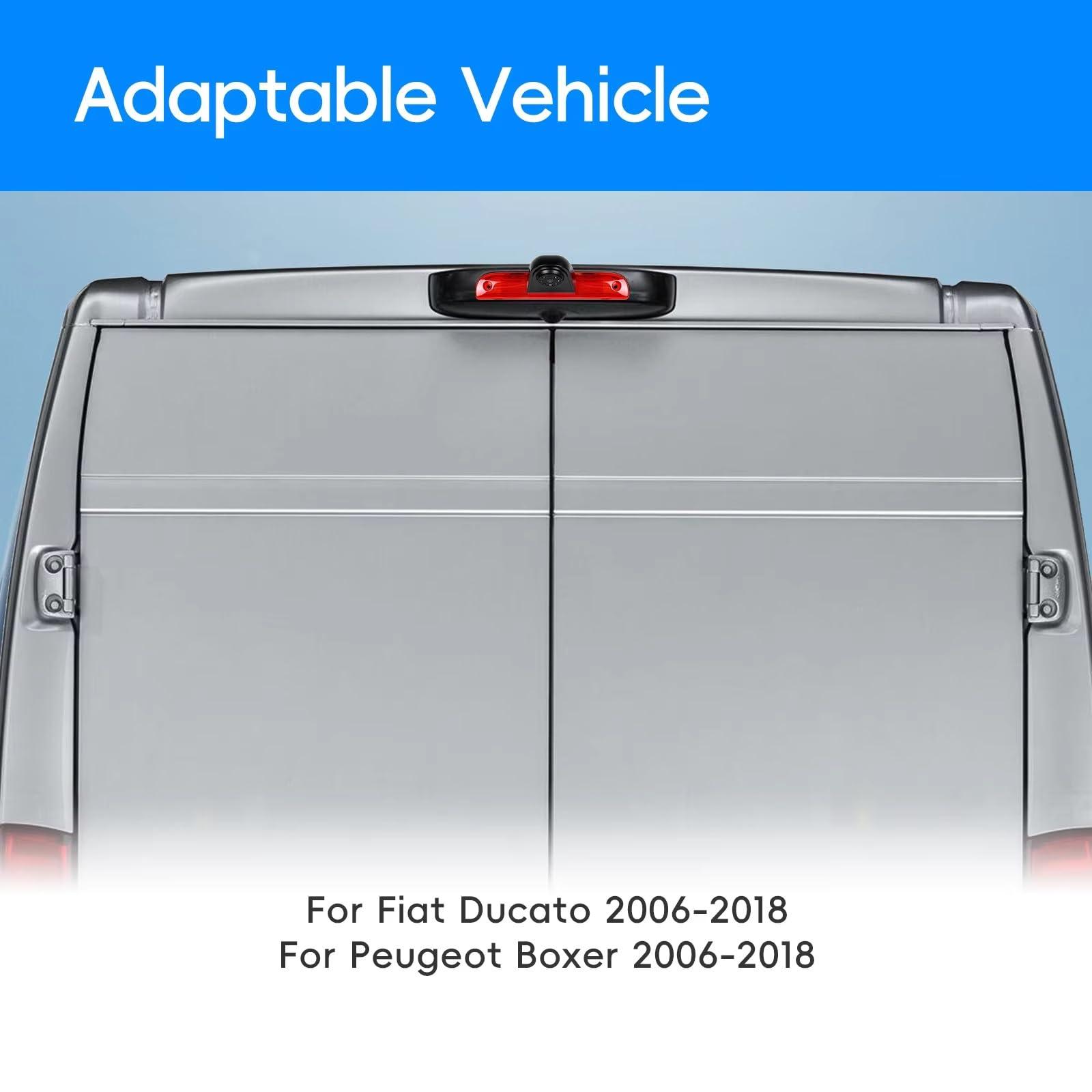 Camara Marcha Para Peugeot Para Boxer 2006-2018 CVBS Visión Nocturna Luz Freno Coche Cámara Marcha Atrás Respaldo Impermeable Cámara Respaldo Visión