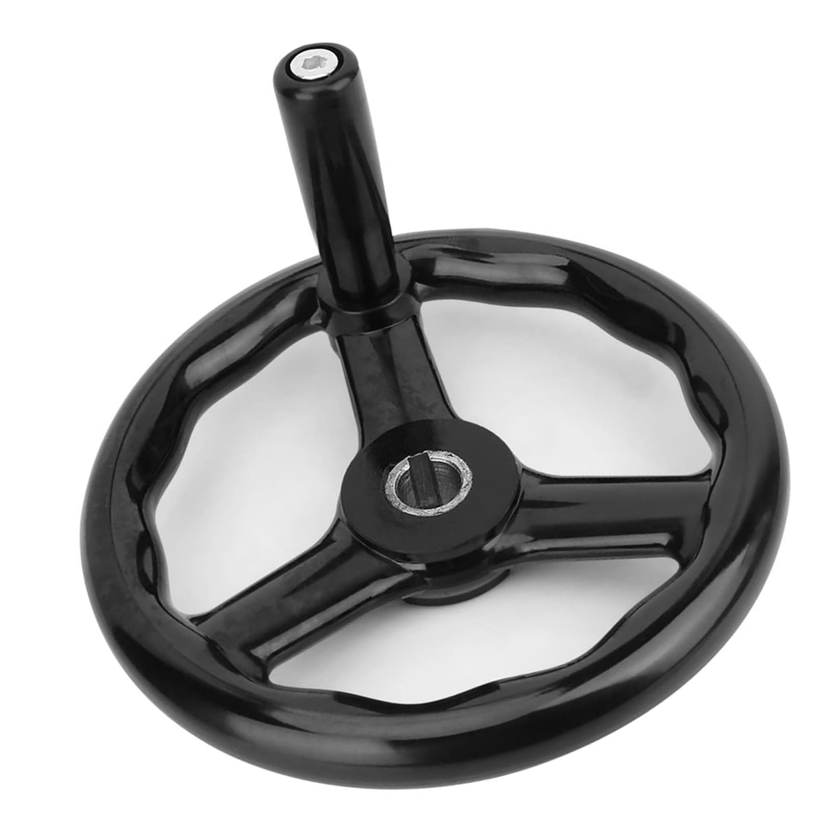 Tsophreniq Ergonomic Polyamide Hand Wheel For Machine Equipment Highlighting 3 Furrows Strengthened Grip And Agreement Permanent Polyamide Milling Machine Wheel