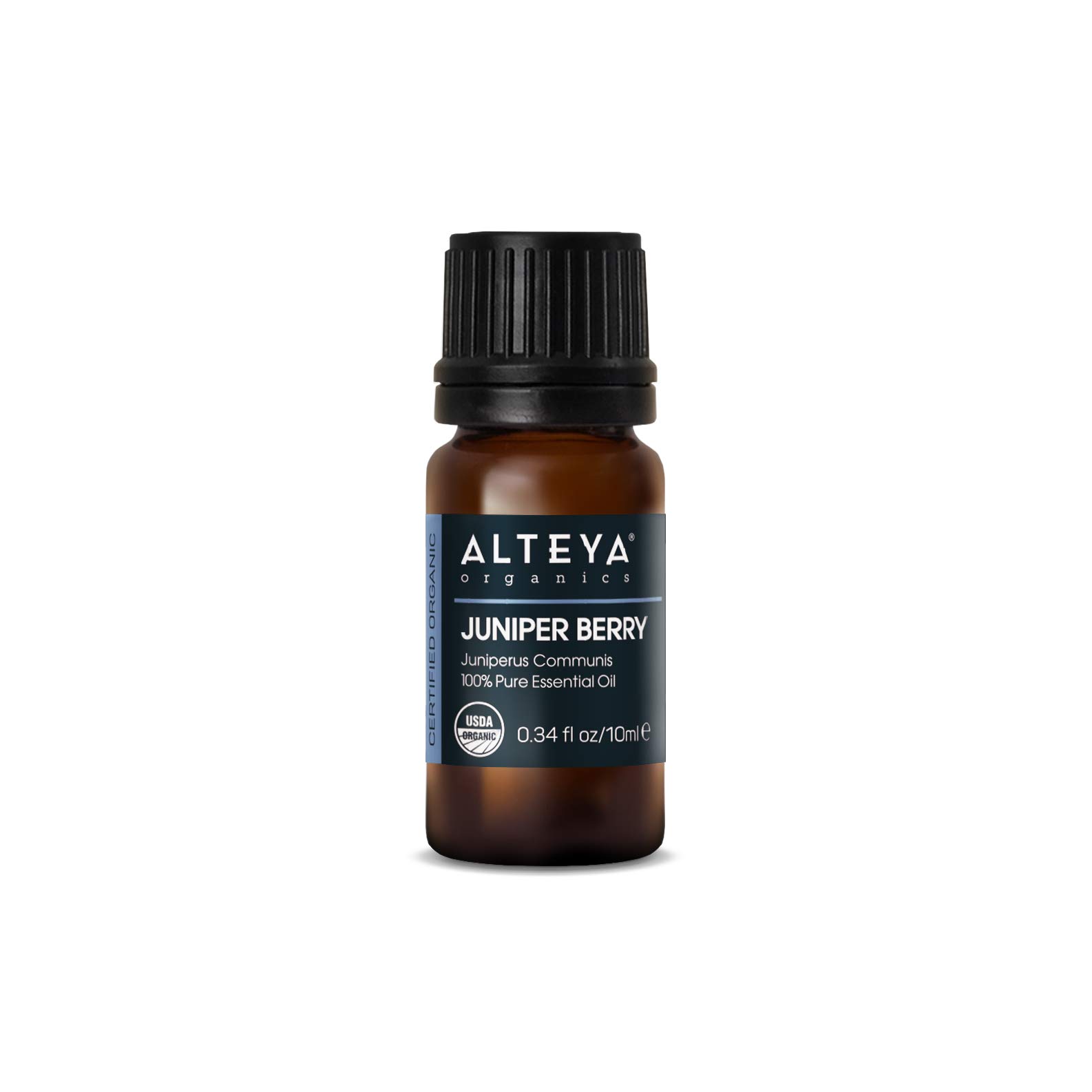 Alteya Organic Juniper Berry (Juniperus Communis) 10 ml – 100% USDA Certified Organic Pure Natural Juniper Berry Essential OilUSDA Organic