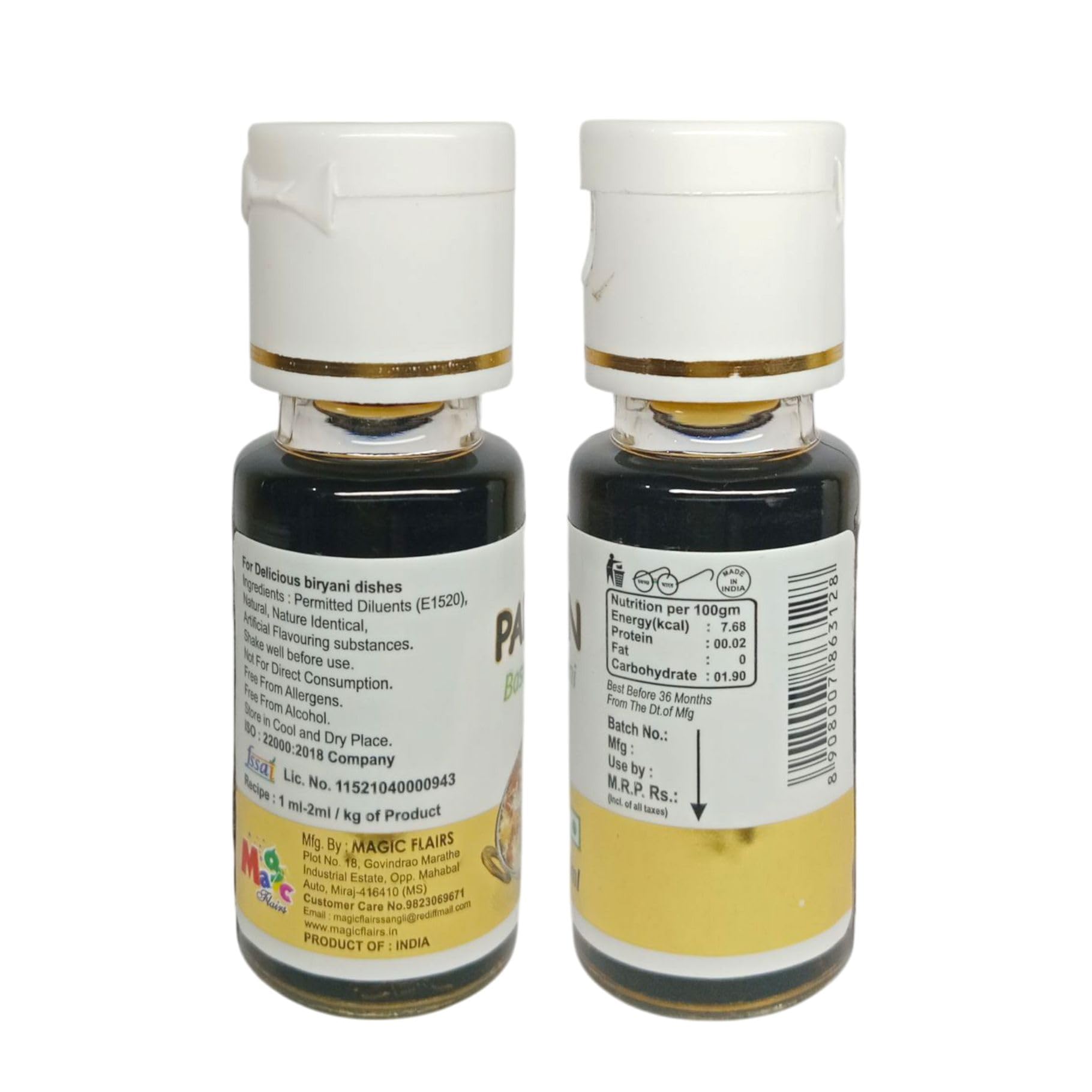 Papilon Basmati Biryani Masala Essence (20 ml x 6 Bottles) For Used in Veg and Non Veg Biryani 2