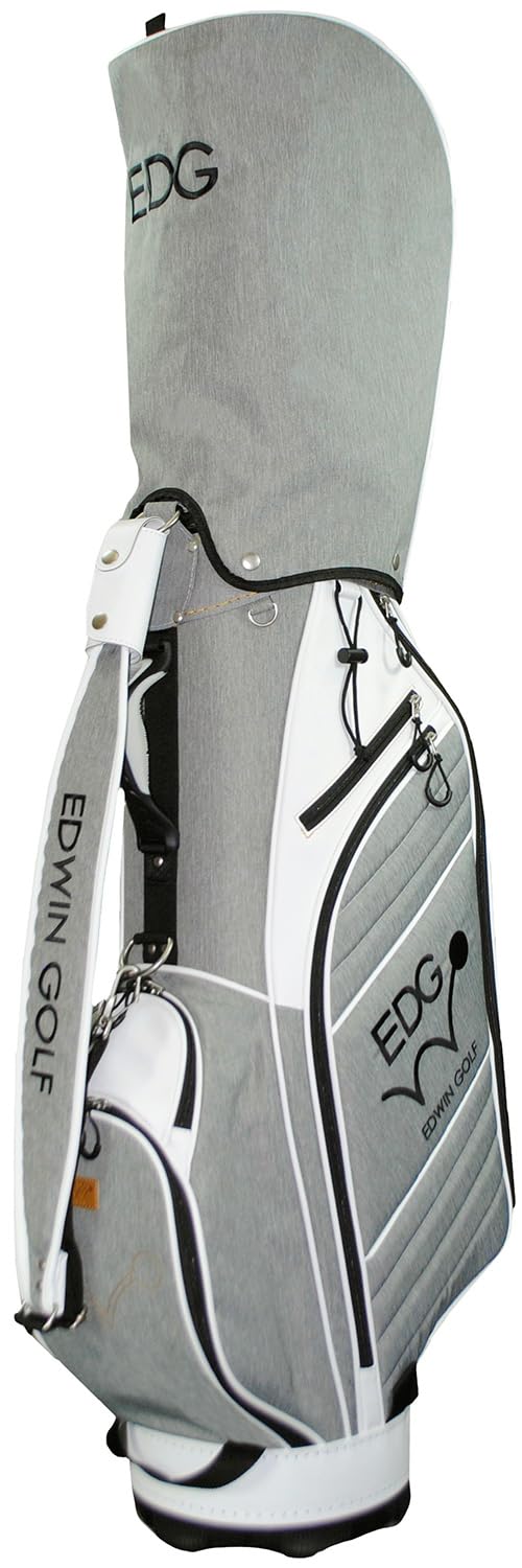 Amazon | エドウィンゴルフ(Edwin Golf) 9.5型キャディバッグ グレー 