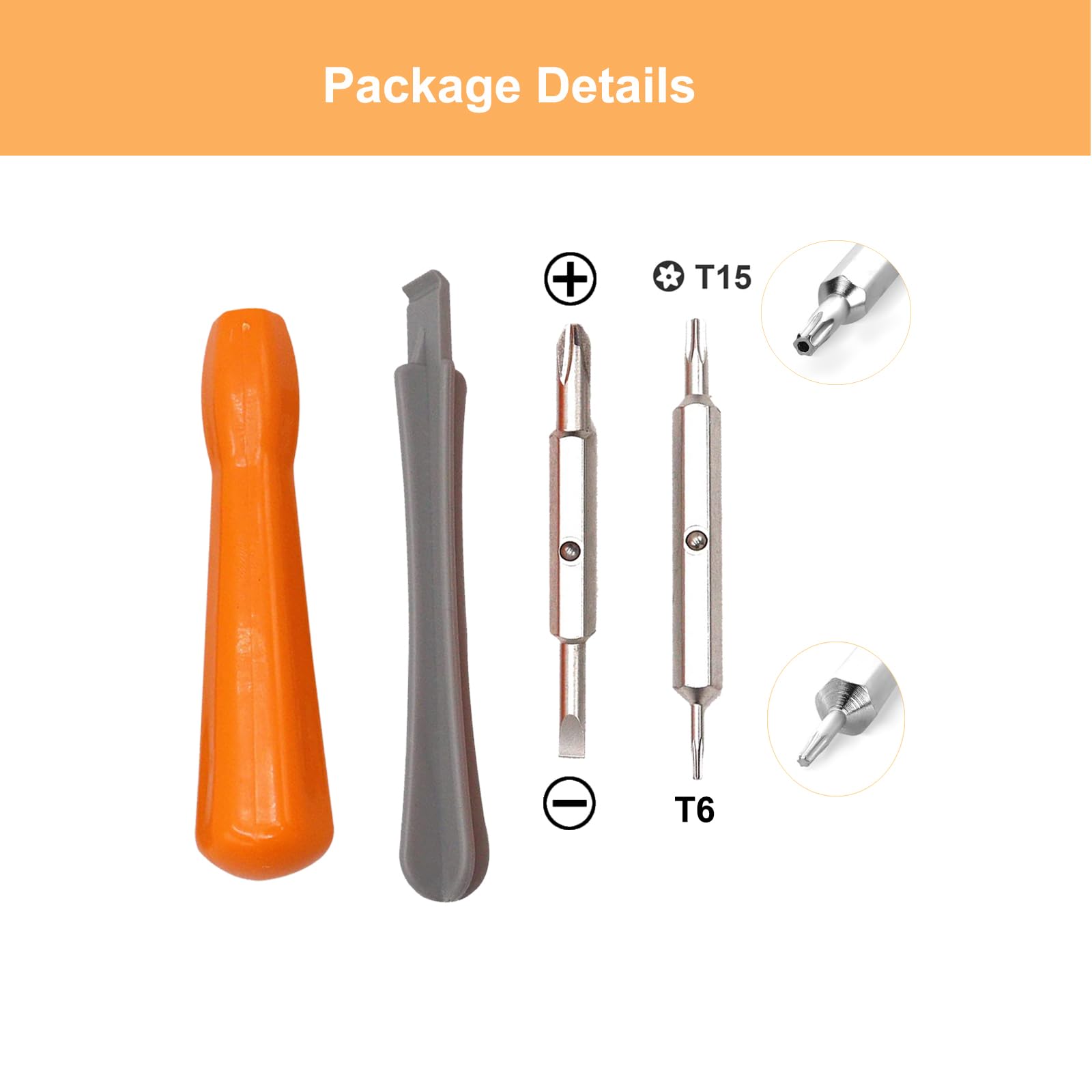 Ring doorbell screwdriver alternatives T6 T15 flathead paperclip