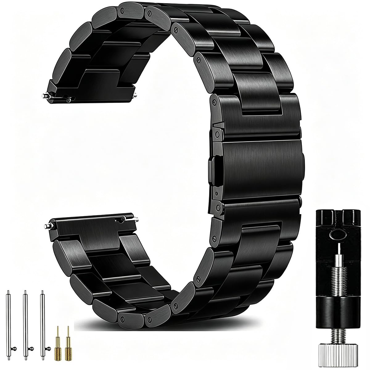 OTOPO Galaxy Watch 5 Pro 45mm Strap 2022, Galaxy Watch 5/4 Strap 40mm 44mm, Watch 4 Classic Strap, 20mm Metal Stainless Steel Straps Bracelet Replacement for Samsung Galaxy 5 Men Women-image-8