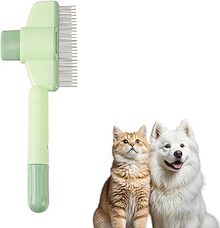 Katomi Cat Comb Green - Grooming Comb for Cats, Fur Brush & Pet Grooming, Environmentally Friendly, Ideal for Cat Owners, Christmas & Birthday, 20 cm product image