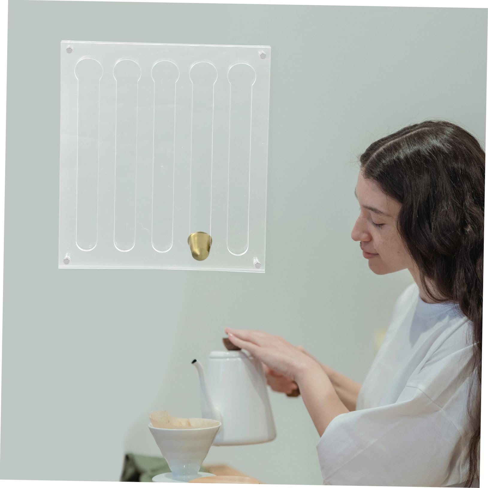 Kaffeepadhalter Aus Kaffeekapsel-Organizer Wandhalter Für Kaffeepads Aufbewahrungshalter Für Kaffeezubehör Präsentationsständer Für Kaffeekapseln Kaffeeaufbewahrungsständer