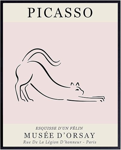 Cat Home Decor - Pablo Picasso Wall Art - Picasso Poster - Cat Wall Art - Pablo Picasso Poster - Pablo Picasso Prints - Pablo Picasso Art - Cat Wall