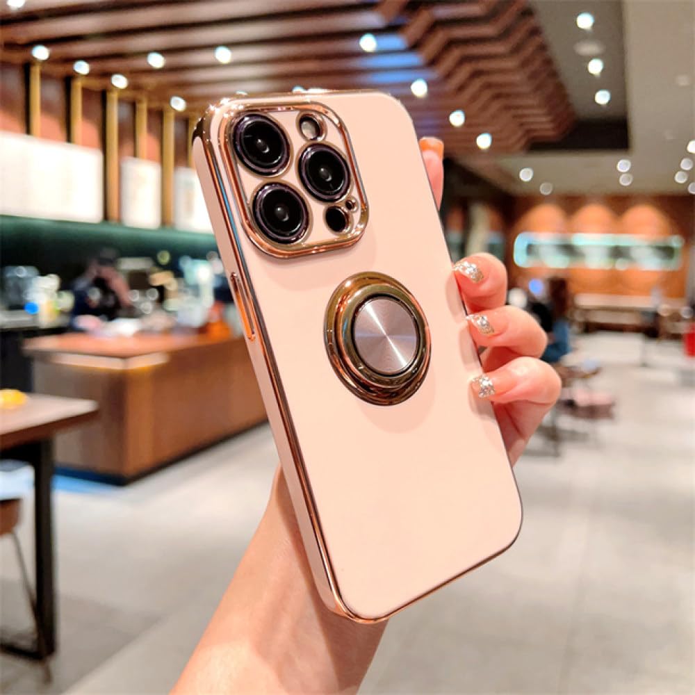 Coque iPhone 11 Pro souple violette LVTFCO avec anneau de support intégré - 7