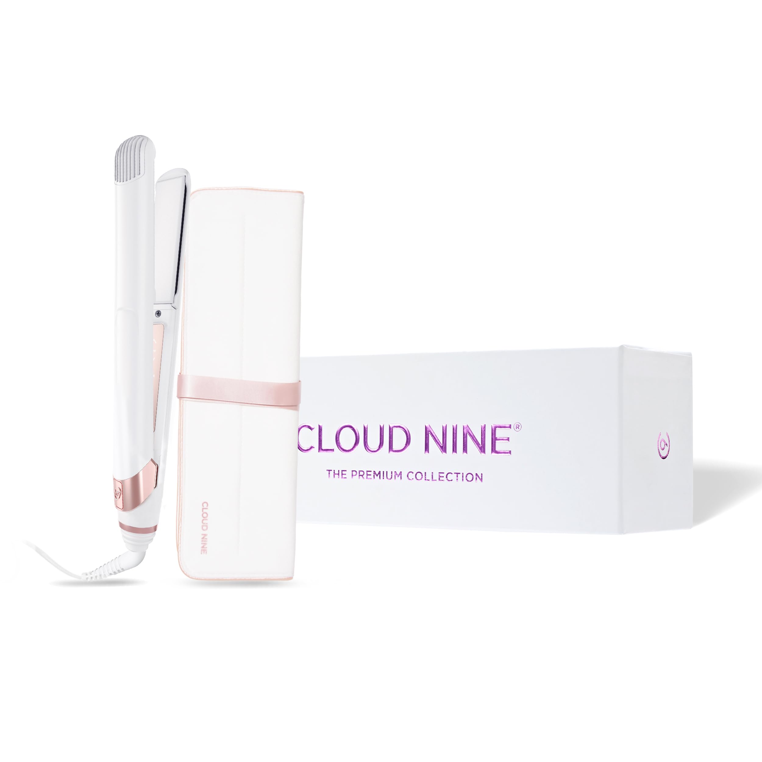 Cloud NineThe Original Iron Pro Hair Straightener | Variable Temperature Control 100°C to 200°C | Ceramic Floating Plates | Quick Heat Technology | Designed for Everyday Straightening | Revive Mode