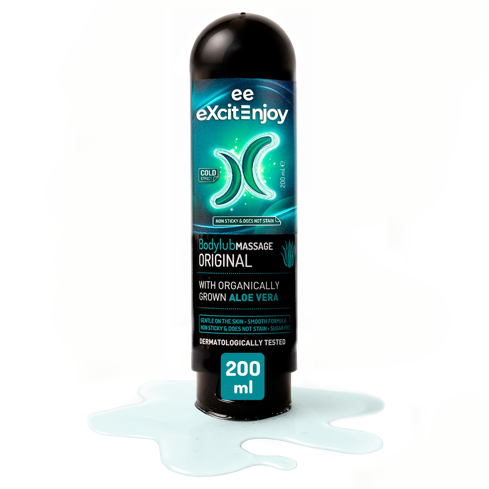 EXCITE Aloe Vera lubricant gel of aqueous nature, organic 200 ml. :  Amazon.com.be: Health & Personal Care