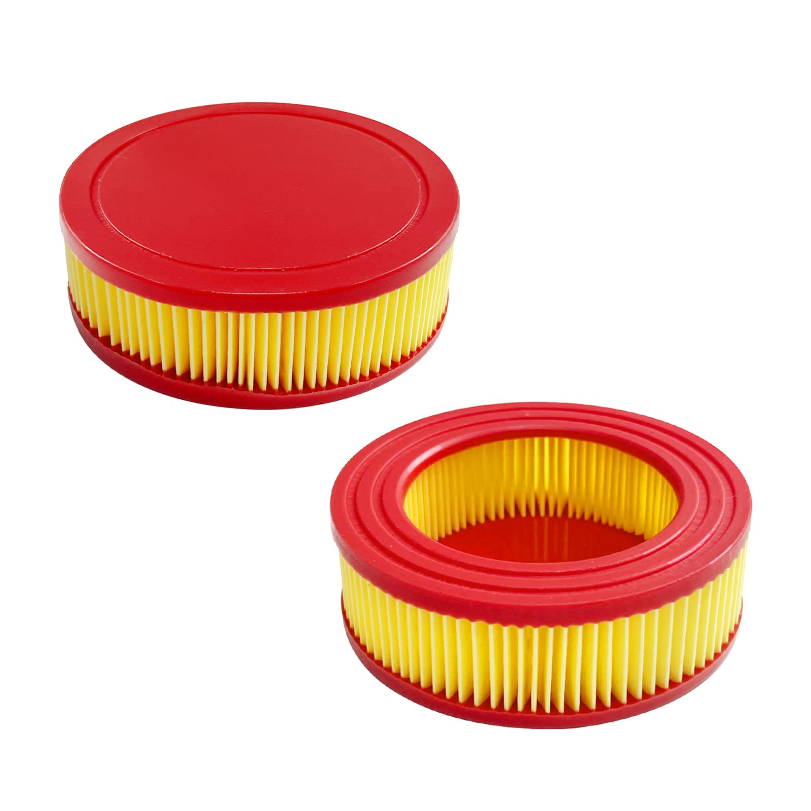 EVGW 951-14628 Air Filter Replacement Compatible with Lawn Mower, 751-14628 Paper Air Filter Replacement for MTD, Cub Cad et, Troy-Bilt 5T65RU 5T65RUA 5T65VUA 1T65TU 1T65DT 140cc OHV Engine, 2 Pack