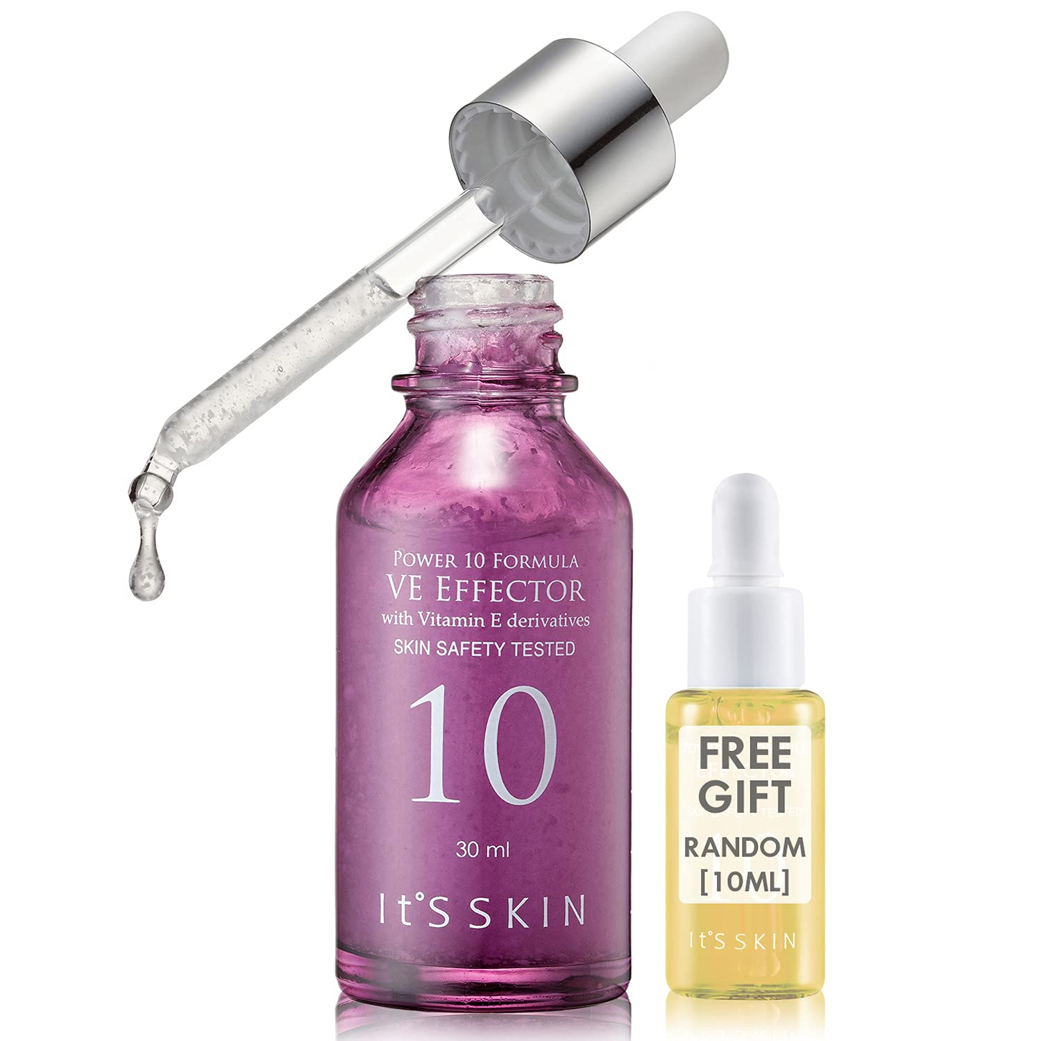 It'S SKINPower 10 Formula VE Effector Face Serum, 30ml (1.01 fl oz) - Vitamin E Caster Oil Nutrition Supply Glowy Skin for Dull Skin