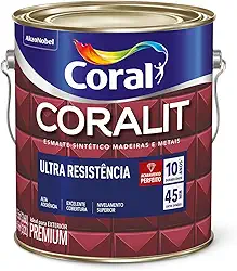 CORALIT ULTRA RESISTENCIA ALTO BRILHO CINZA ESCURO 3,6L - CORAL