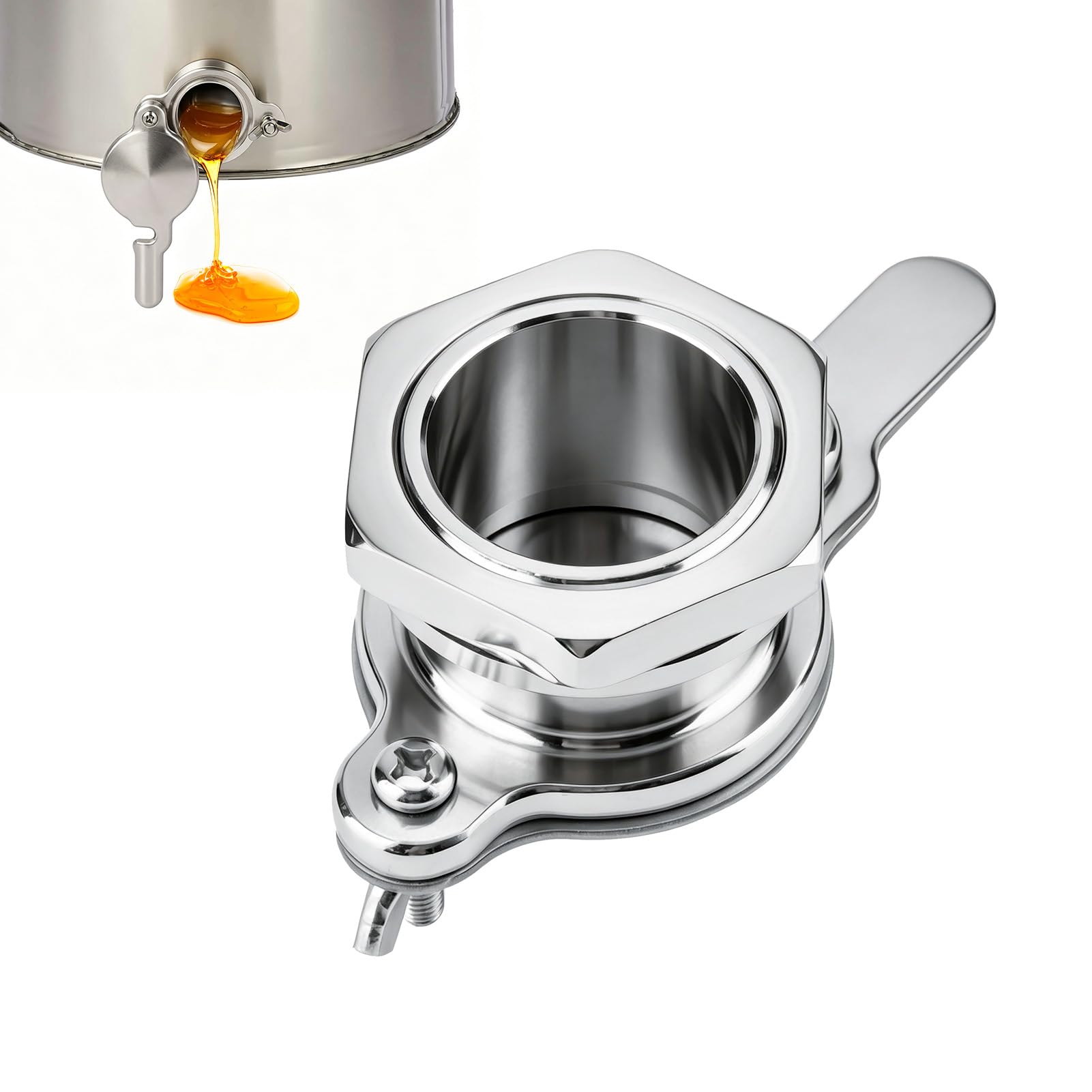 Valvola A Saracinesca per Miele, Estrattori Miele in Acciaio Inox Apicoltura Strumento Estrattore A Prova di Perdite per Estrarre Il Miele O Attrezzature per L'imbottigliamento